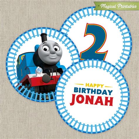 Thomas The Train Printable Birthday 2 In Labels