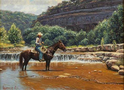 MARK KEATHLEY (B.1963) WESTERN COWBOY PAINTING - Sep 21, 2019 | Austin ...