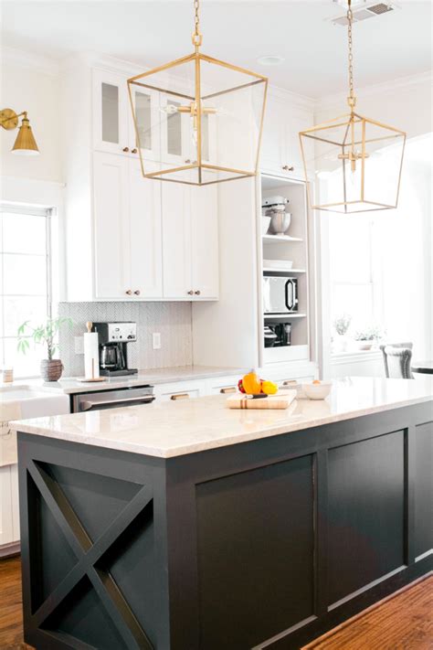 Black White Modern Farmhouse Kitchens Hey Sweet Style White