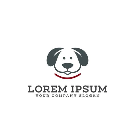 Pet Dog Logo Design Concept Template 604960 Vector Art At Vecteezy