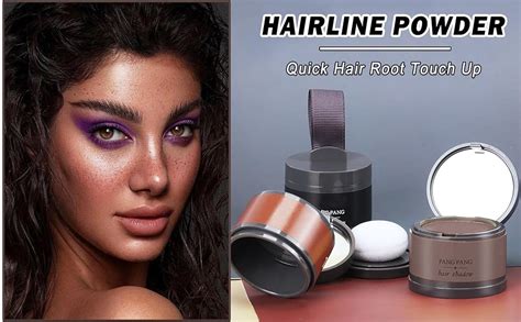 Dark Brown Hairline Powder Root Cover Up Powder Root Touch Up Powder Hairline Shadow Powderhair