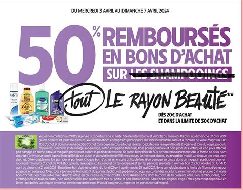 Promo Le Rayon Beauté chez Intermarché iCatalogue fr