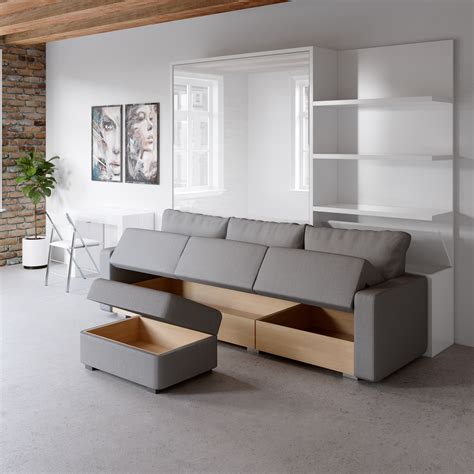 Murphy Bed Sofa Combo Cabinets Matttroy