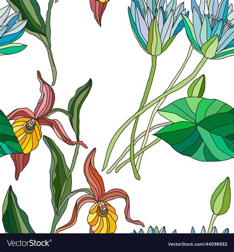 Floral Seamless Pattern Royalty Free Vector Image