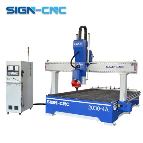 Atc CNC Wood Router Machine 4 Axis 600mm Gantry 2030 Wood Router With