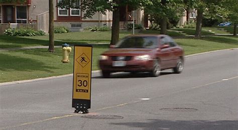 New Traffic Calming Signs Go Right To The Centre Of The Problem Ctv