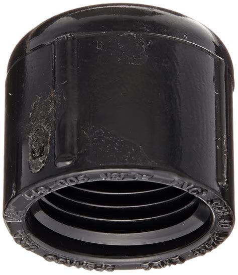 Spears B Series Pvc Pipe Fitting Cap Schedule Black Npt