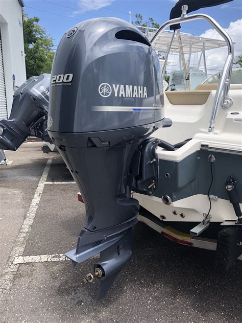 Used Yamaha 200hp 4 Stroke Outboard Motor 1 Step Trading Llc