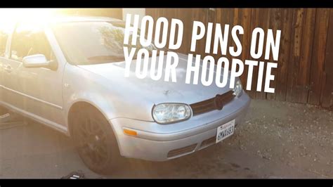 How To Install Hood Pins Youtube