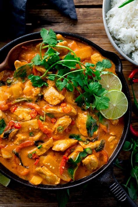 Thai Red Chicken Curry Nickys Kitchen Sanctuary