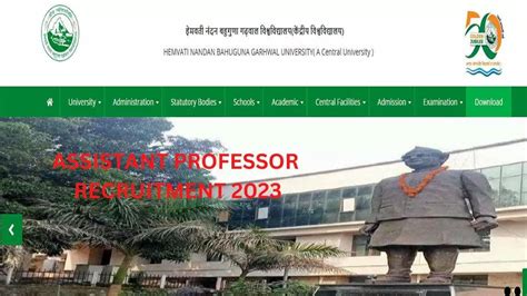 HNBGU Assistant Professor Recruitment 2023 Notification out Direct Link ...