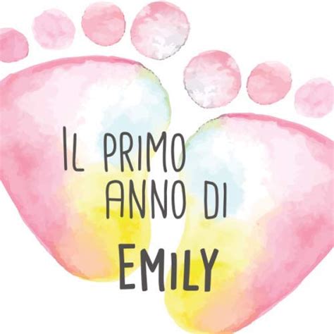 Il primo anno di Emily Album bebé da compilare per il primo anno di