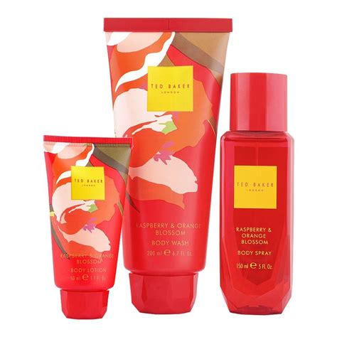 Buy Ted Baker Travel In Style Raspberry And Orange Blossom Set Body Wash