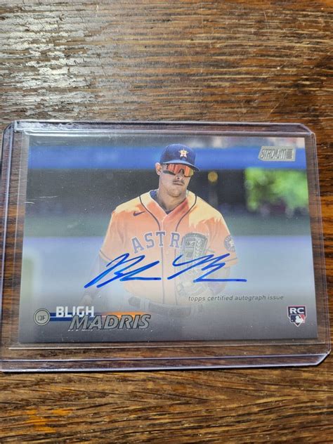 Topps Stadium Club Autograph Bligh Madris Rc Rookie Scba Bm