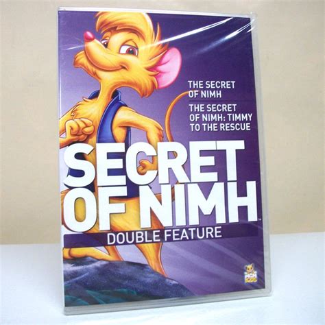 Secret of NIMH Double Feature DVD original & sequel animated G movie MGM Kids 1982 1998 2010