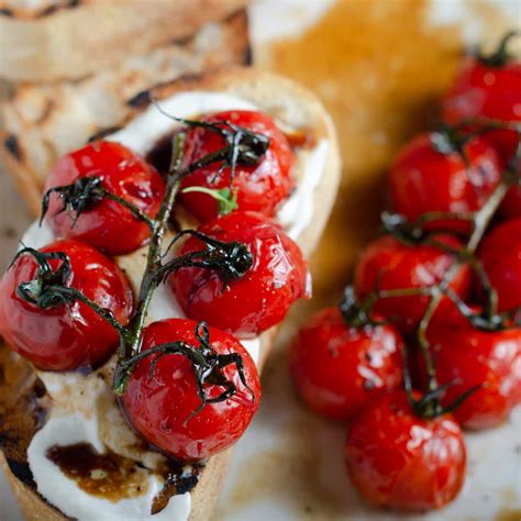 Quick Roasted Tomatoes With Balsamic Vinegar Lost In Food