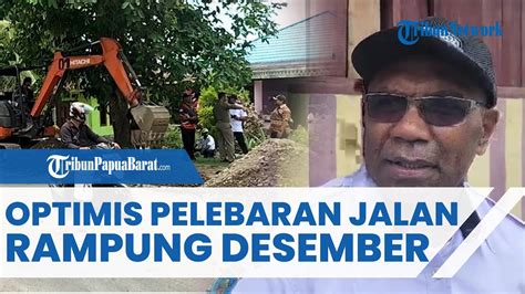 Yohanis Momot Pastikan Proyek Pelebaran Jalan Pasir Putih Rampung Akhir