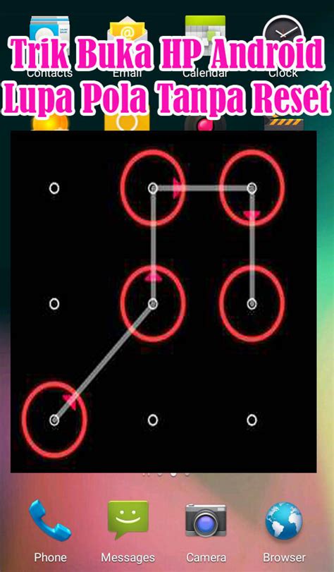 Cara Membuka Hp Android Lupa Pola Aflah Sentosa