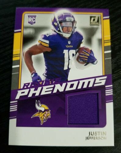 Mavin 2020 Donruss Phenoms Justin Jefferson RC