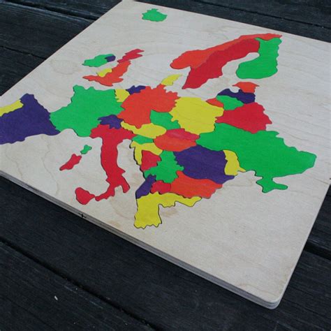 Europe Wooden Puzzle - The Puzzle Man