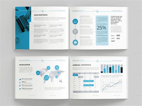 A5 Company Profile Word Template Print Templates Graphicriver