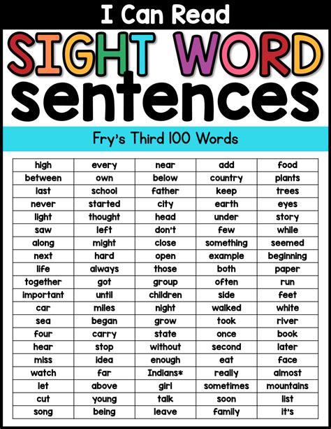 Sight Words And Sentences Hot Sex Picture