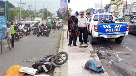 Kecelakaan Maut 16 30 Wib Seorang Wanita Tewas Seketika Nyalip Dari