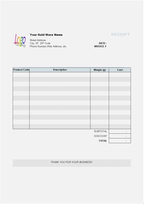 Printable Invoice Receipts Template Business Psd Excel Word Pdf 38556 Hot Sex Picture