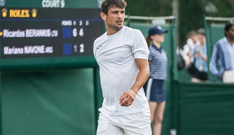 Mariano Navone jugó en Wimbledon su segundo grand slam Diario El 9