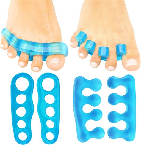 Vivesole Toe Stretchers 4 Pieces Silicone Gel Separators