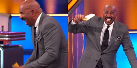 Steve Harvey Has an Epic Reaction to One 'Family Feud' Contestant's Answer