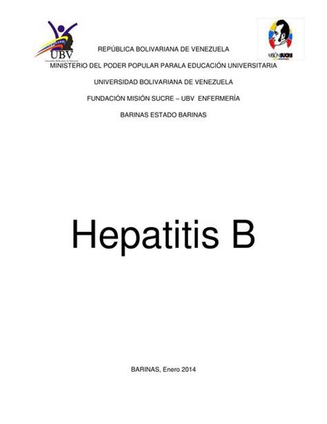 Caso Cl Nico Hepatitis B Hmh Marcos Udocz