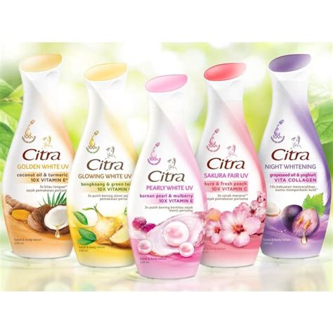 Jual CITRA HAND BODY LOTION 230ML ALL VARIANT PCS Indonesia Shopee