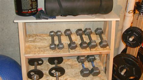 Homemade Dumbbell Rack Plans Homemade Ftempo