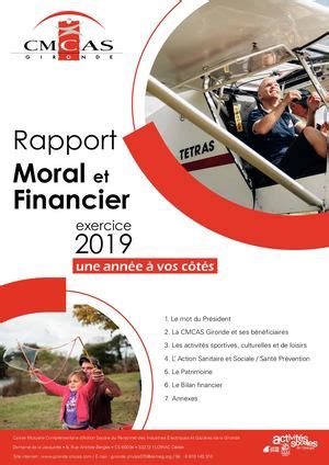 Calam O Rapport Moral Et Financier Exercice