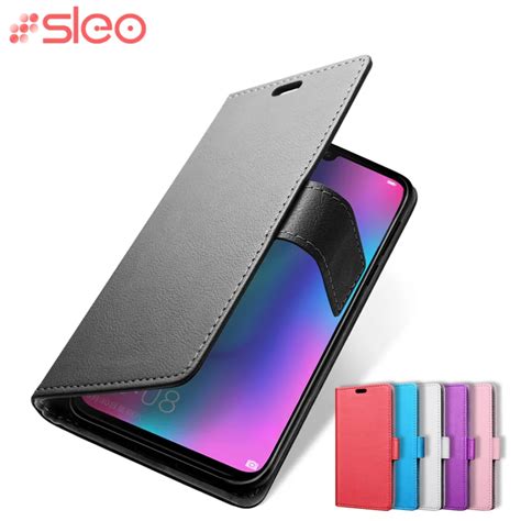 SLEO For Huawei Honor 10 Lite Case PU Leather Flip Case For Huawei