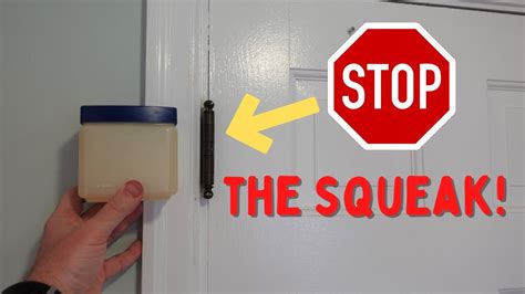 How To Quiet Squeaky Door Hinges Easy Fix Youtube