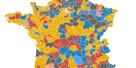 Législatives la carte des députés élus à lAssemblée circonsciption