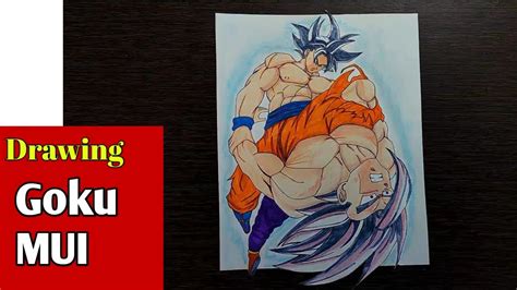 Goku Mui Vs Beast Gohan Drawing Youtube