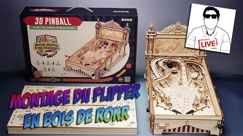 Flipper Lectronique En Bois Rokr Assemblage En Live Youtube