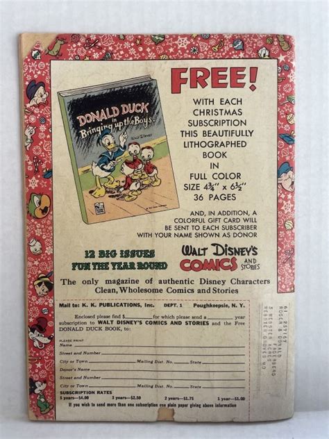 Walt Disneys Comics And Stories All Carl Barks Art X Mas Issue