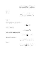 Hw No 4 Soln Pdf Homework No 4 Solution 2 17 3 5 Using E And H