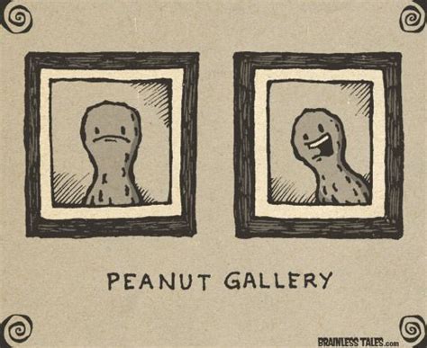 Peanut Gallery Food Puns Funny Art Punny Daily Art Webcomic