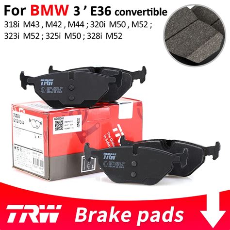 Pieces Set Trw Front Rear Car Brake Pads Brake Piece For Bmw Series