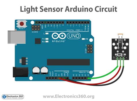 Interfacing LDR Light Sensor with Arduino - Electronics 360