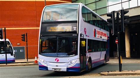 First Bus Doncaster X First Manchester 33713 On 205 From Doncaster To