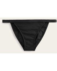 Boden Textured Bikini Bottoms In Black Lyst