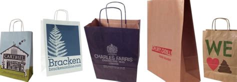 Twisted Handle Paper Bags Printed Paper Carrier Bags