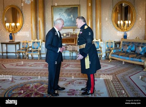 King Charles Iii Greets General Sir James Hockenhull Commander Of