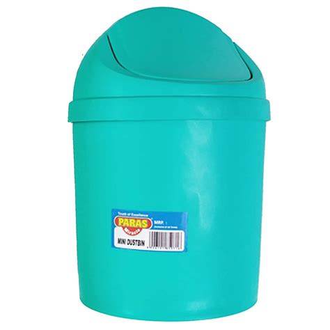 Bk Starline Paras Miracle Plastic Mini Dustbin Multicolou Pc